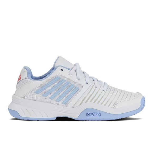 K-SWISS Women's Court Express Size 8 In White/Open Air/Strawberry Ice - Picture 1 of 10